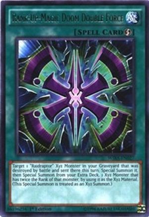 Rank-Up-Magic Doom Double Force (WIRA-EN027) - Wing Raiders 1st Edition - Premium Yugioh Single from Konami - Just $0.54! Shop now at Game Crave Tournament Store