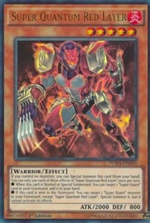 Super Quantum Red Layer (WIRA-EN030) - Wing Raiders 1st Edition - Premium Yugioh Single from Konami - Just $5.62! Shop now at Game Crave Tournament Store