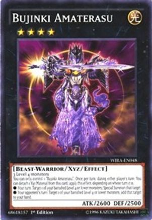 Bujinki Amaterasu (WIRA-EN048) - Wing Raiders 1st Edition - Premium Yugioh Single from Konami - Just $0.25! Shop now at Game Crave Tournament Store