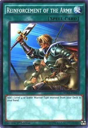 Reinforcement of the Army (WIRA-EN052) - Wing Raiders 1st Edition - Premium Yugioh Single from Konami - Just $0.25! Shop now at Game Crave Tournament Store