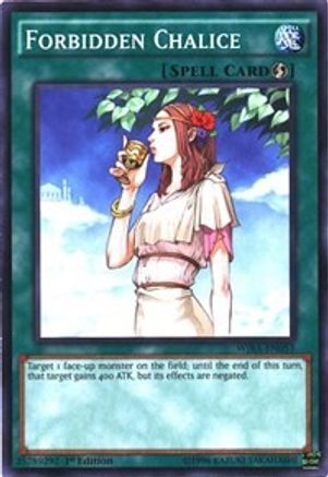 Forbidden Chalice (WIRA-EN053) - Wing Raiders 1st Edition - Premium Yugioh Single from Konami - Just $0.33! Shop now at Game Crave Tournament Store