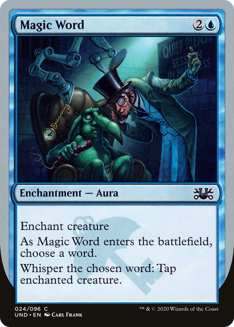 Magic Word (UND-024) - Unsanctioned - Premium MTG Single from Wizards of the Coast - Just $0.08! Shop now at Game Crave Tournament Store
