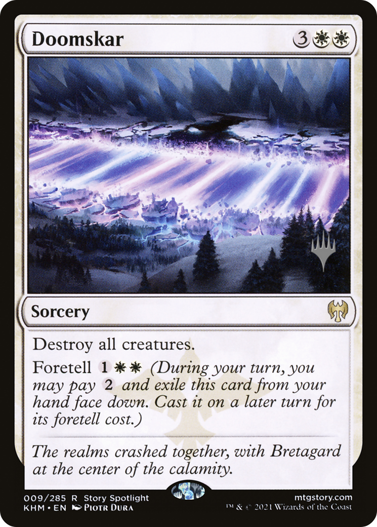 Doomskar (PKHM-09P) - Kaldheim Promos - Premium MTG Single from Wizards of the Coast - Just $0.17! Shop now at Game Crave Tournament Store