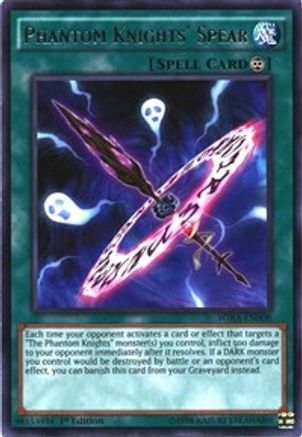Phantom Knights' Spear (WIRA-EN008) - Wing Raiders 1st Edition - Premium Yugioh Single from Konami - Just $0.25! Shop now at Game Crave Tournament Store