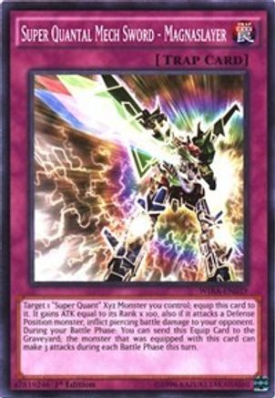 Super Quantal Mech Sword - Magnaslayer (WIRA-EN039) - Wing Raiders 1st Edition - Premium Yugioh Single from Konami - Just $0.25! Shop now at Game Crave Tournament Store