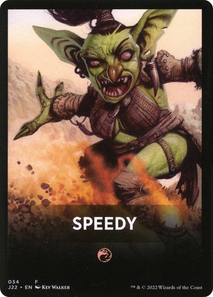 Speedy (FJ22-034) - Jumpstart 2022 Front Cards - Premium MTG Single from Wizards of the Coast - Just $0! Shop now at Game Crave Tournament Store