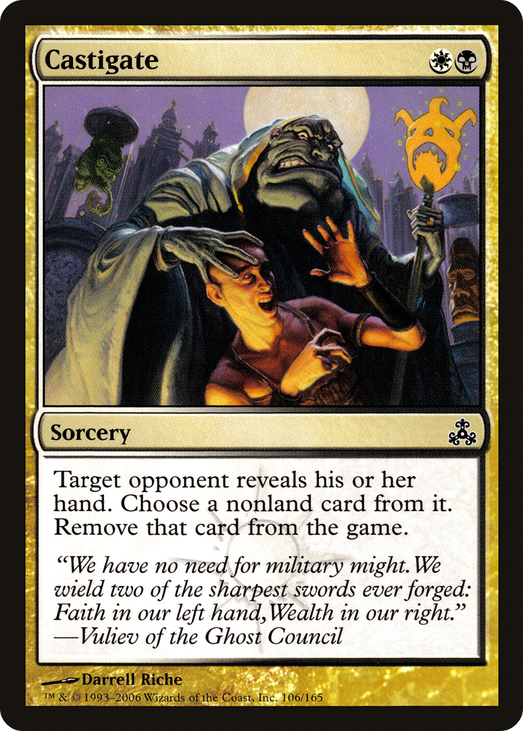 Castigate (GPT-106) - Guildpact - Premium MTG Single from Wizards of the Coast - Just $0.08! Shop now at Game Crave Tournament Store