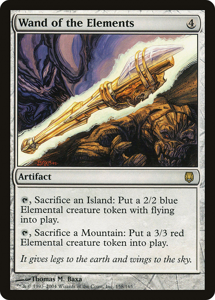 Wand of the Elements (DST-158) - Darksteel - Premium MTG Single from Wizards of the Coast - Just $0.08! Shop now at Game Crave Tournament Store