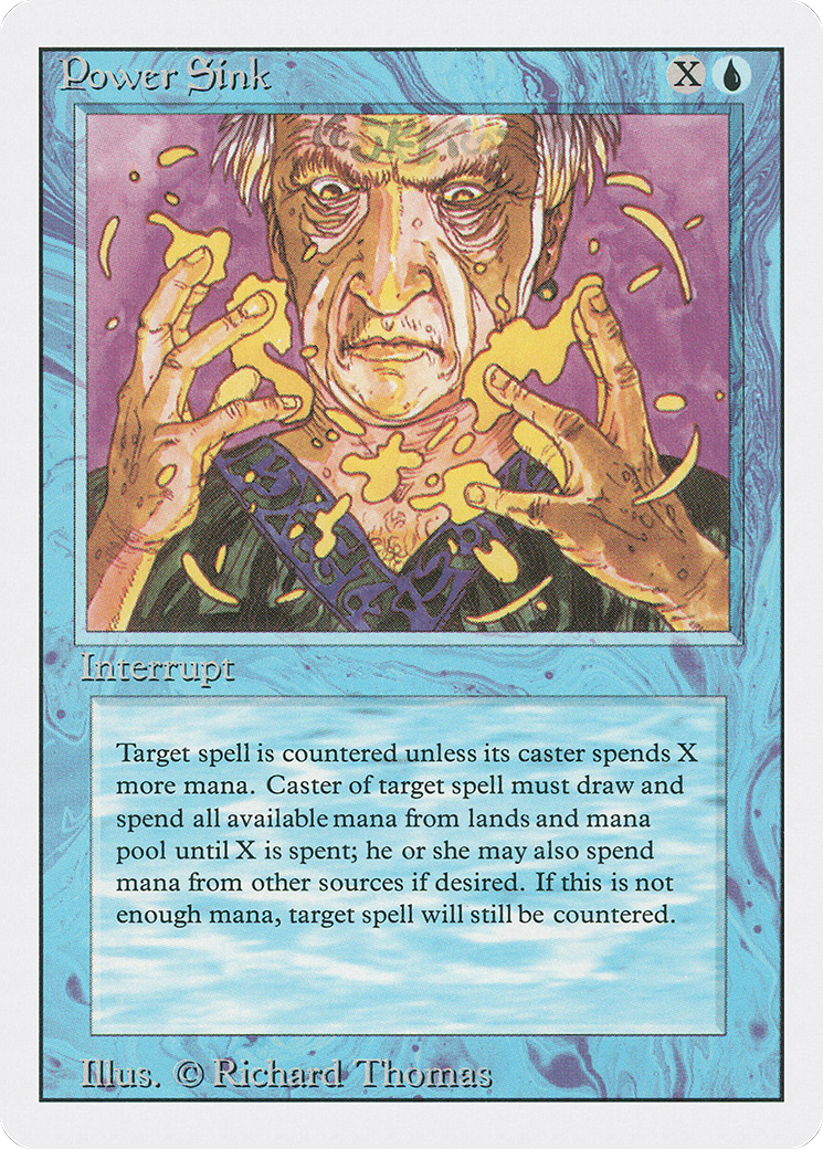 Power Sink (3ED-074) - Revised Edition - Premium MTG Single from Wizards of the Coast - Just $0.08! Shop now at Game Crave Tournament Store