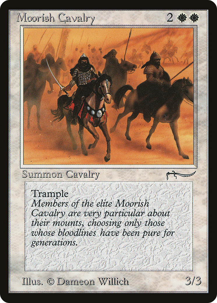 Moorish Cavalry (ARN-07†) - Arabian Nights - Premium MTG Single from Wizards of the Coast - Just $2.73! Shop now at Game Crave Tournament Store