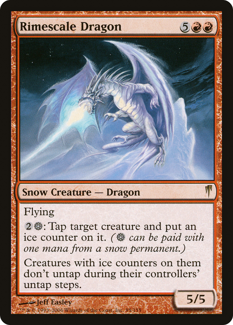 Rimescale Dragon (CSP-095) - Coldsnap - Premium MTG Single from Wizards of the Coast - Just $0.94! Shop now at Game Crave Tournament Store