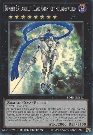 Number 23: Lancelot, Dark Knight of the Underworld (BOSH-ENSE2) - Breakers of Shadow Limited - Premium Yugioh Single from Konami - Just $3.03! Shop now at Game Crave Tournament Store