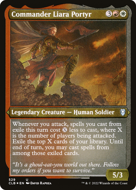 Commander Liara Portyr (CLB-529) - Commander Legends: Battle for Baldur's Gate Etched Foil - Premium MTG Single from Wizards of the Coast - Just $0.25! Shop now at Game Crave Tournament Store