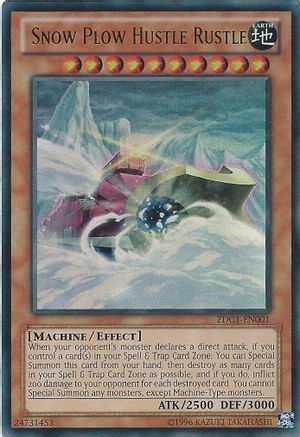 Snow Plow Hustle Rustle (ZDC1-EN001) - Yu-Gi-Oh! ZEXAL World Duel Carnival Promos Unlimited - Premium Yugioh Single from Konami - Just $17.51! Shop now at Game Crave Tournament Store
