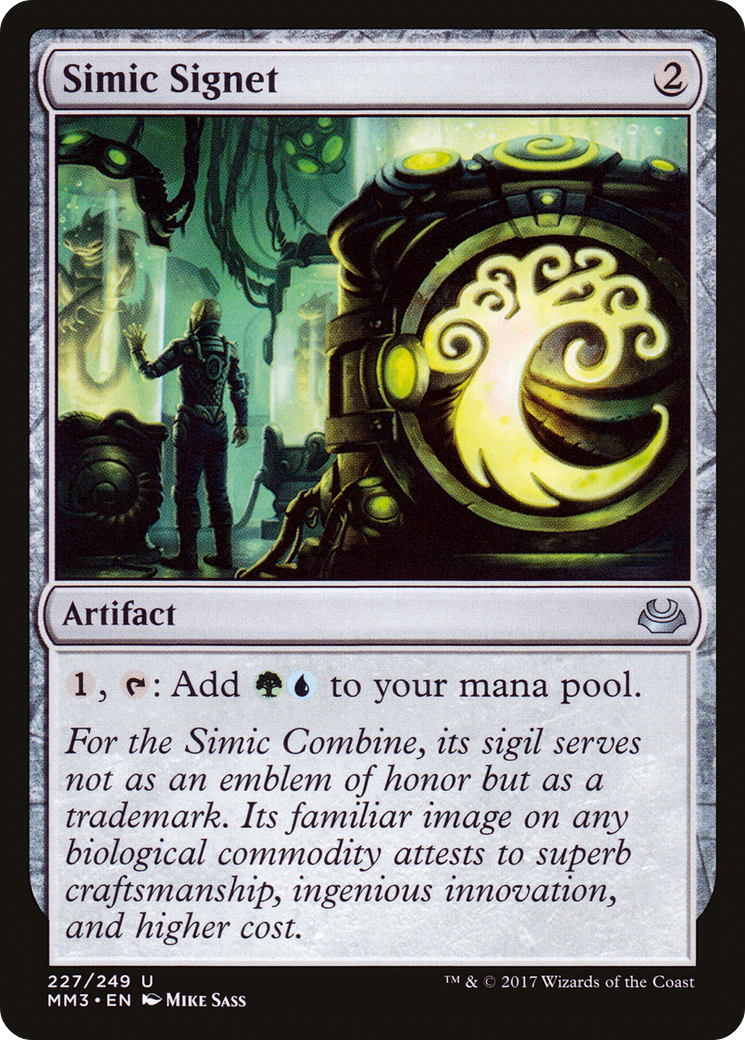 Simic Signet (MM3-227) - Modern Masters 2017 - Premium MTG Single from Wizards of the Coast - Just $0.25! Shop now at Game Crave Tournament Store