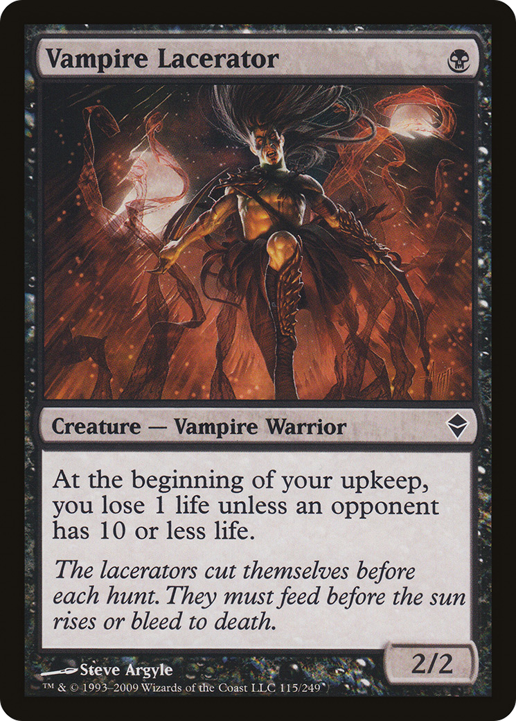 Vampire Lacerator (ZEN-115) - Zendikar Foil - Premium MTG Single from Wizards of the Coast - Just $0.24! Shop now at Game Crave Tournament Store