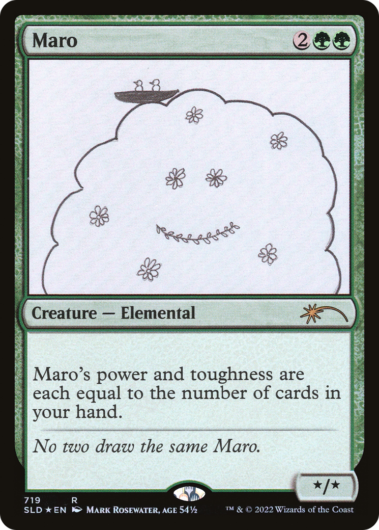 Maro (SLD-719) - Secret Lair Drop - Premium MTG Single from Wizards of the Coast - Just $0.68! Shop now at Game Crave Tournament Store