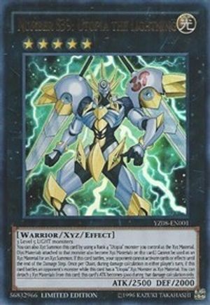 Number S39: Utopia the Lightning (YZ08-EN001) - Yu-Gi-Oh! ZEXAL Manga Promotional Cards Limited - Premium Yugioh Single from Konami - Just $1.34! Shop now at Game Crave Tournament Store