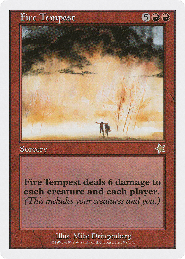 Fire Tempest (S99-097) - Starter 1999 - Premium MTG Single from Wizards of the Coast - Just $1.17! Shop now at Game Crave Tournament Store