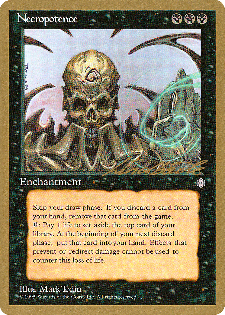 Necropotence (PTC-LL154) - Pro Tour Collector Set - Premium MTG Single from Wizards of the Coast - Just $4.33! Shop now at Game Crave Tournament Store