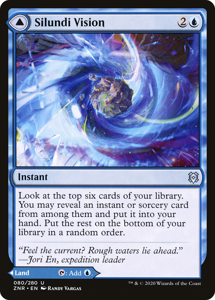 Silundi Vision // Silundi Isle (ZNR-080) - Zendikar Rising Foil - Premium MTG Single from Wizards of the Coast - Just $0.58! Shop now at Game Crave Tournament Store