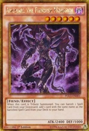 Angmarl the Fiendish Monarch (PGL3-EN001) - Premium Gold: Infinite Gold 1st Edition - Premium Yugioh Single from Konami - Just $0.12! Shop now at Game Crave Tournament Store