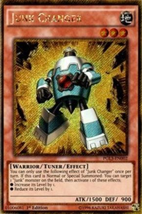 Junk Changer (PGL3-EN002) - Premium Gold: Infinite Gold 1st Edition - Premium Yugioh Single from Konami - Just $0.26! Shop now at Game Crave Tournament Store