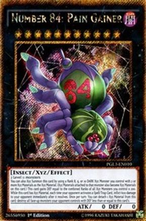 Number 84: Pain Gainer (PGL3-EN010) - Premium Gold: Infinite Gold 1st Edition - Premium Yugioh Single from Konami - Just $1.35! Shop now at Game Crave Tournament Store
