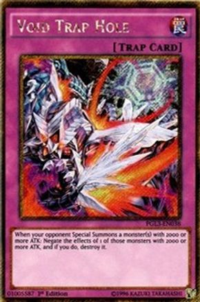 Void Trap Hole (PGL3-EN038) - Premium Gold: Infinite Gold 1st Edition - Premium Yugioh Single from Konami - Just $0.34! Shop now at Game Crave Tournament Store
