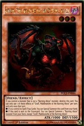 Graff, Malebranche of the Burning Abyss (PGL3-EN044) - Premium Gold: Infinite Gold 1st Edition - Premium Yugioh Single from Konami - Just $0.96! Shop now at Game Crave Tournament Store