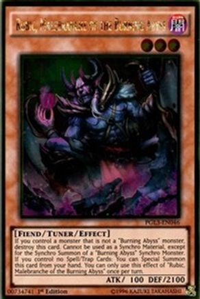 Rubic, Malebranche of the Burning Abyss (PGL3-EN046) - Premium Gold: Infinite Gold 1st Edition - Premium Yugioh Single from Konami - Just $0.60! Shop now at Game Crave Tournament Store
