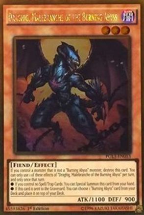 Draghig, Malebranche of the Burning Abyss (PGL3-EN053) - Premium Gold: Infinite Gold 1st Edition - Premium Yugioh Single from Konami - Just $0.26! Shop now at Game Crave Tournament Store