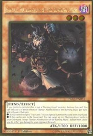 Barbar, Malebranche of the Burning Abyss (PGL3-EN054) - Premium Gold: Infinite Gold 1st Edition - Premium Yugioh Single from Konami - Just $0.26! Shop now at Game Crave Tournament Store