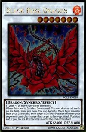 Black Rose Dragon (PGL3-EN059) - Premium Gold: Infinite Gold 1st Edition - Premium Yugioh Single from Konami - Just $0.35! Shop now at Game Crave Tournament Store
