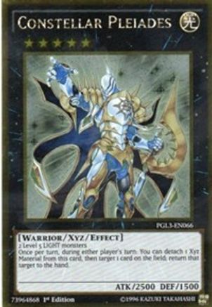 Constellar Pleiades (PGL3-EN066) - Premium Gold: Infinite Gold 1st Edition - Premium Yugioh Single from Konami - Just $0.46! Shop now at Game Crave Tournament Store