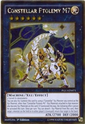 Constellar Ptolemy M7 (PGL3-EN071) - Premium Gold: Infinite Gold 1st Edition - Premium Yugioh Single from Konami - Just $0.30! Shop now at Game Crave Tournament Store