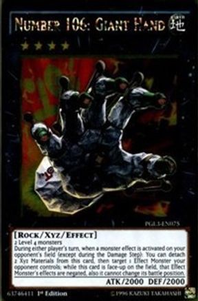 Number 106: Giant Hand (PGL3-EN075) - Premium Gold: Infinite Gold 1st Edition - Premium Yugioh Single from Konami - Just $2.92! Shop now at Game Crave Tournament Store