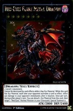 Red-Eyes Flare Metal Dragon (PGL3-EN078) - Premium Gold: Infinite Gold 1st Edition - Premium Yugioh Single from Konami - Just $1.38! Shop now at Game Crave Tournament Store