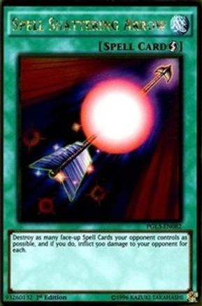 Spell Shattering Arrow (PGL3-EN082) - Premium Gold: Infinite Gold 1st Edition - Premium Yugioh Single from Konami - Just $0.35! Shop now at Game Crave Tournament Store