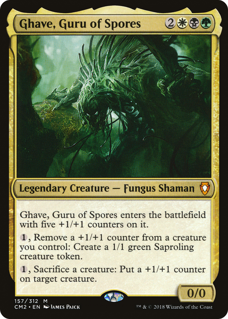 Ghave, Guru of Spores (CM2-157) - Commander Anthology Volume II - Premium MTG Single from Wizards of the Coast - Just $0.55! Shop now at Game Crave Tournament Store