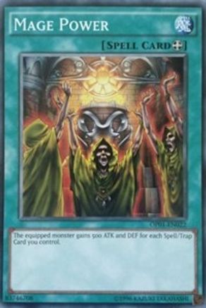 Mage Power (OP01-EN022) - OTS Tournament Pack 1 Unlimited - Premium Yugioh Single from Konami - Just $0.26! Shop now at Game Crave Tournament Store