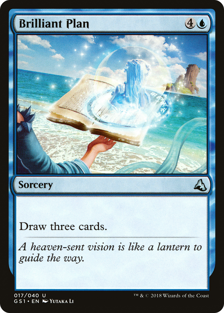Brilliant Plan (GS1-017) - Global Series Jiang Yanggu & Mu Yanling - Premium MTG Single from Wizards of the Coast - Just $0.25! Shop now at Game Crave Tournament Store