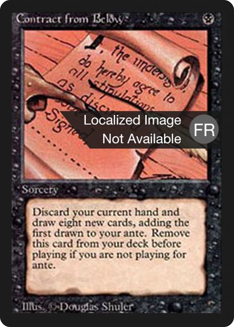 Contract from Below (FBB-097) - Foreign Black Border - Premium MTG Single from Wizards of the Coast - Just $4.80! Shop now at Game Crave Tournament Store