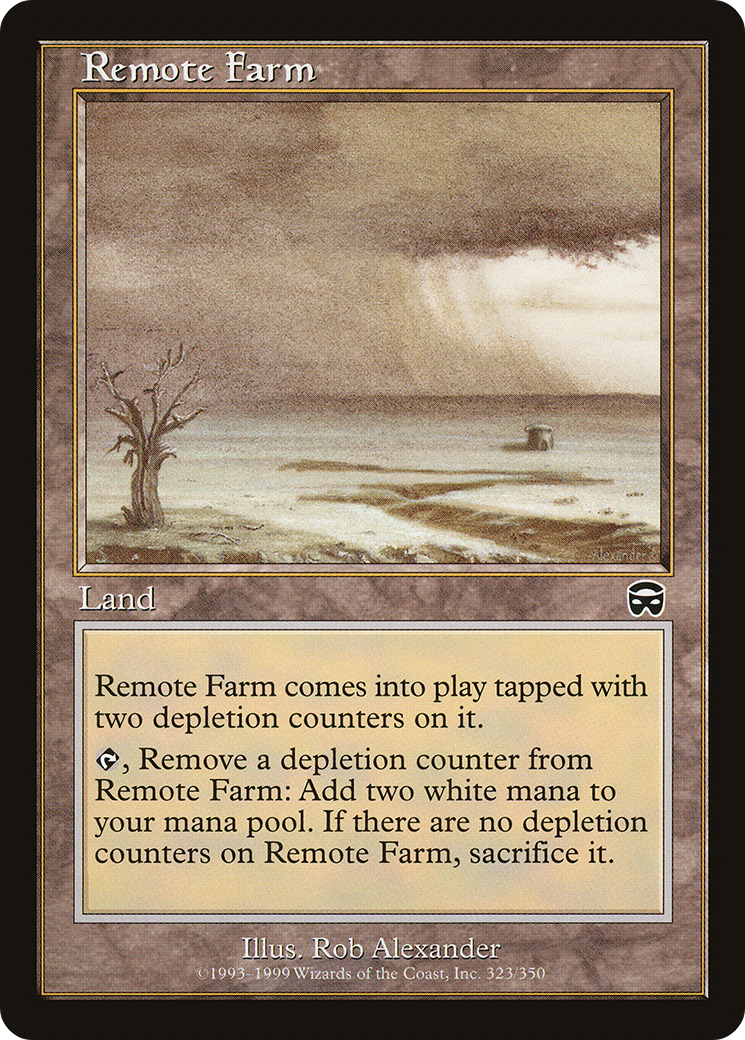Remote Farm (MMQ-323) - Mercadian Masques Foil - Premium MTG Single from Wizards of the Coast - Just $3.19! Shop now at Game Crave Tournament Store
