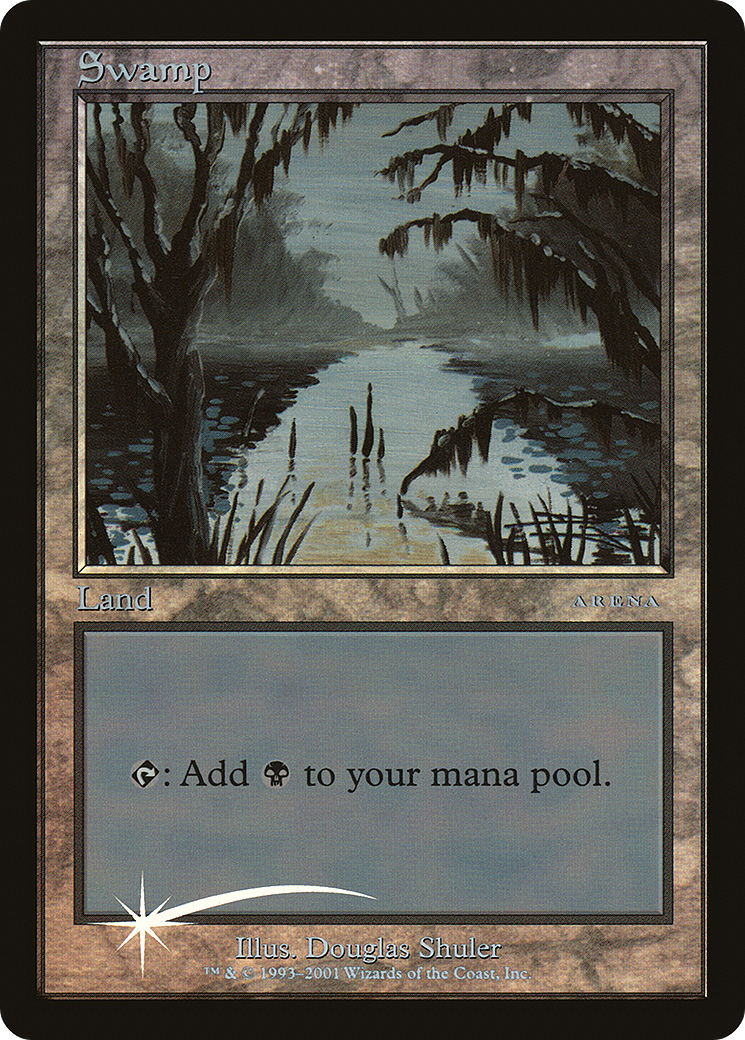 Swamp (PAL01-009) - Arena League 2001 Foil - Premium MTG Single from Wizards of the Coast - Just $5.75! Shop now at Game Crave Tournament Store