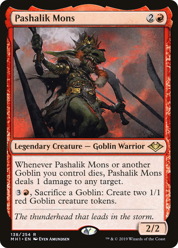 Pashalik Mons (MH1-138) - Modern Horizons - Premium MTG Single from Wizards of the Coast - Just $0.37! Shop now at Game Crave Tournament Store
