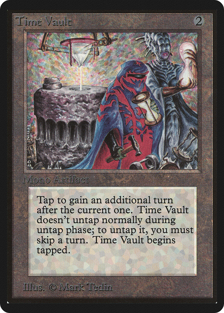 Time Vault (LEB-275) - Limited Edition Beta - Premium MTG Single from Wizards of the Coast - Just $0! Shop now at Game Crave Tournament Store