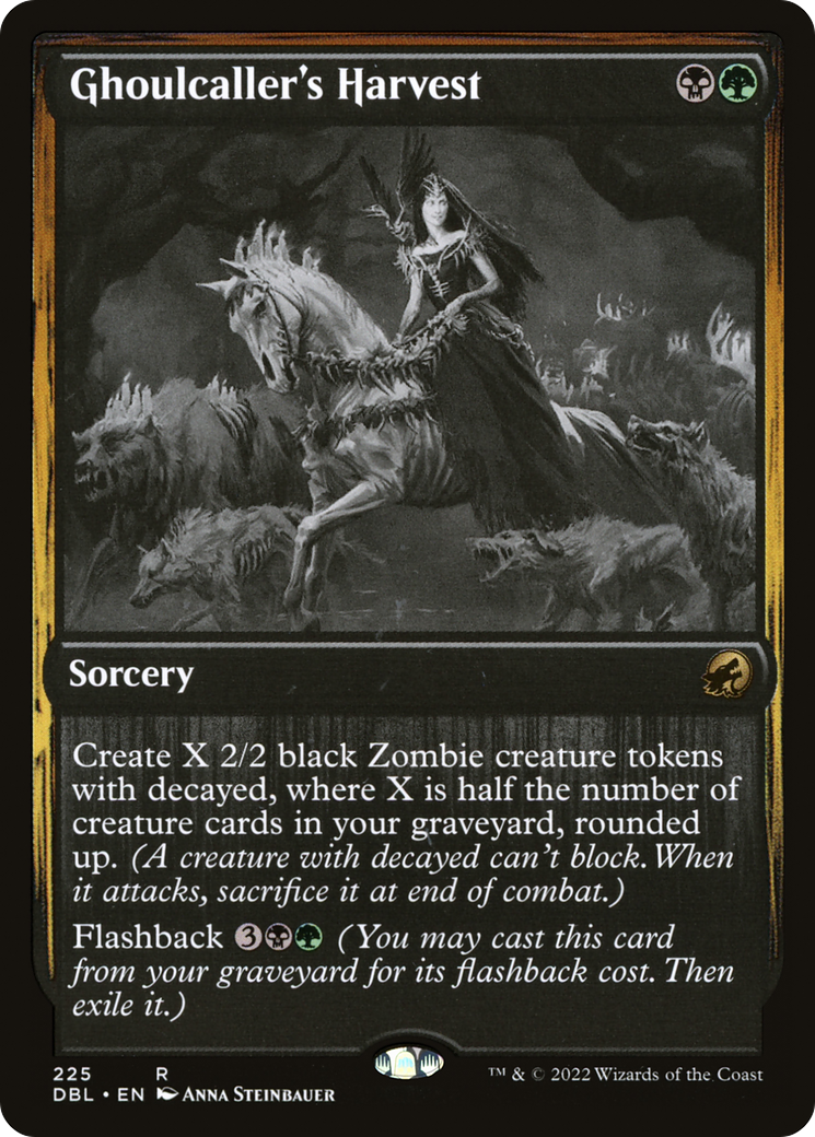 Ghoulcaller's Harvest (DBL-225) - Innistrad: Double Feature - Premium MTG Single from Wizards of the Coast - Just $0.25! Shop now at Game Crave Tournament Store