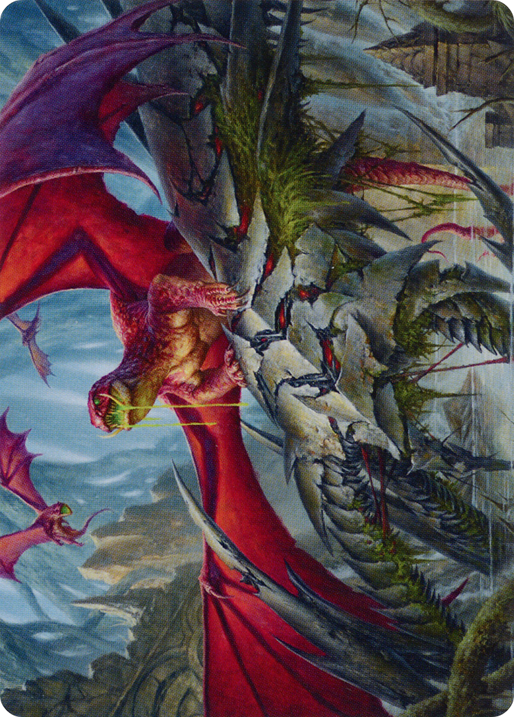 Hoarding Broodlord // Hoarding Broodlord (AMOM-023) - March of the Machine Art Series (Borderless) Foil - Premium MTG Single from Wizards of the Coast - Just $0! Shop now at Game Crave Tournament Store