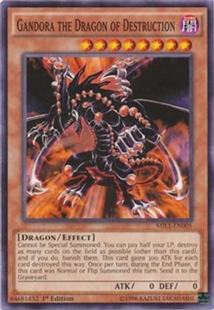 Gandora the Dragon of Destruction (MIL1-EN005) - Millennium Pack 1st Edition - Premium Yugioh Single from Konami - Just $0.23! Shop now at Game Crave Tournament Store